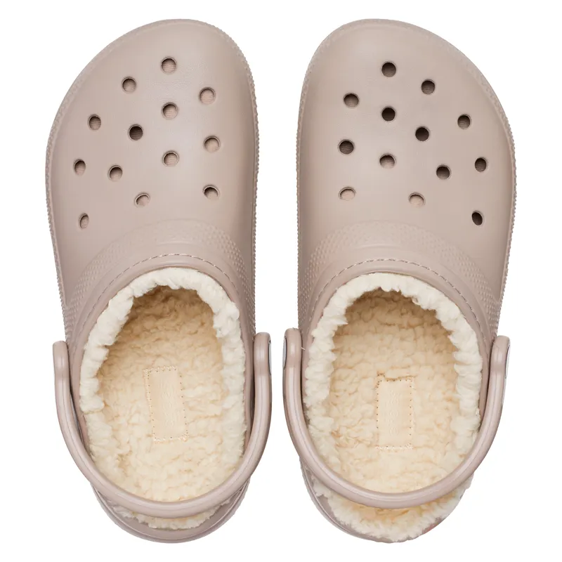 Crocs Classic Lined Clog Unisex in Mushroom/Bone-2
